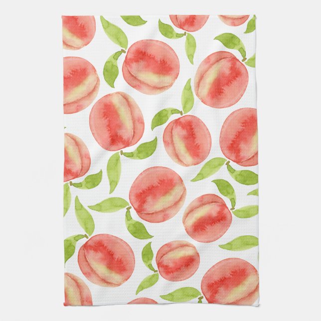 Linge De Cuisine Motif de pêche aquarelle   (Vertical)