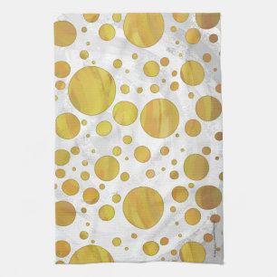 Linge De Cuisine Motif de point de polka ananas
