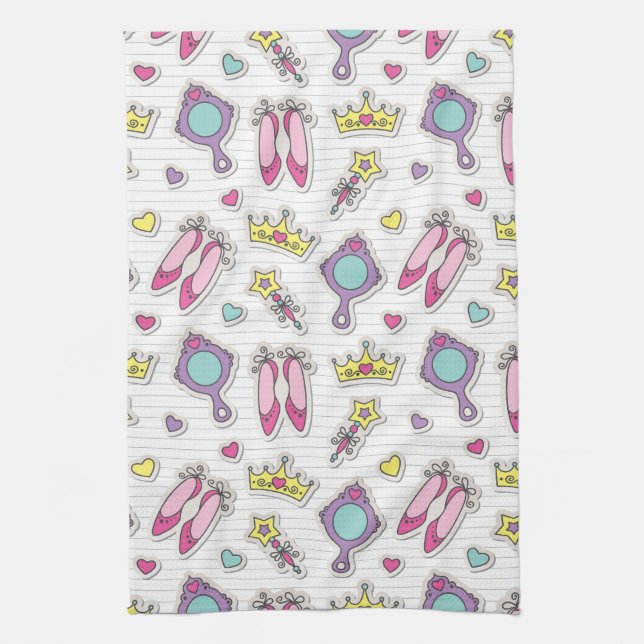 Linge De Cuisine motif de princesse de papillon (Vertical)