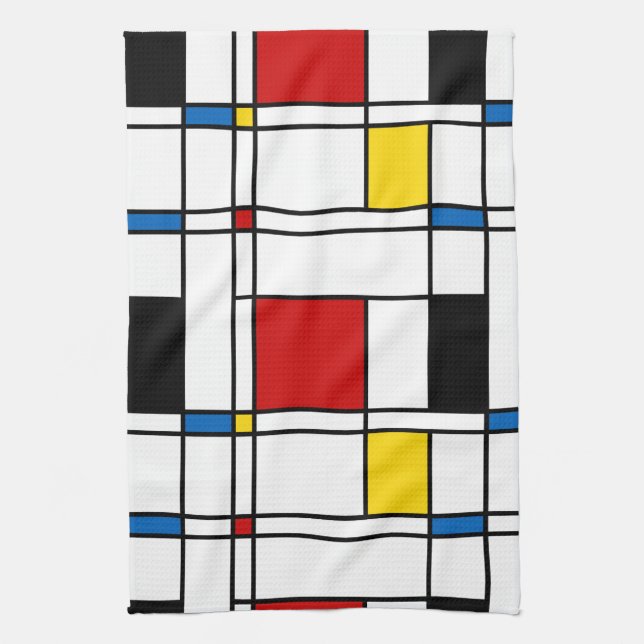 Linge De Cuisine Motif de Stijl (Vertical)