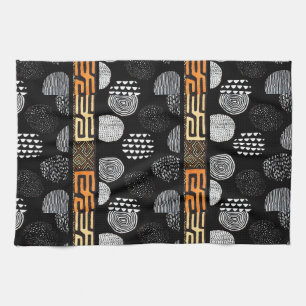 Linge De Cuisine Motif de tissu de boue tribale africaine