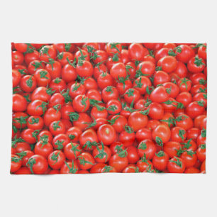 Linge De Cuisine Motif de tomates cerises rouges