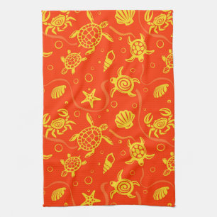 Linge De Cuisine Motif de tortues