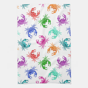 Linge De Cuisine Motif des crabes