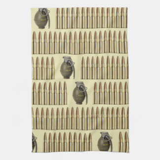 Linge De Cuisine motif des munitions et des grenades