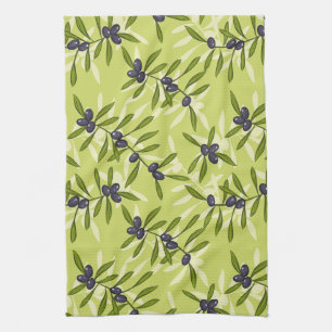 Linge De Cuisine Motif d'olive