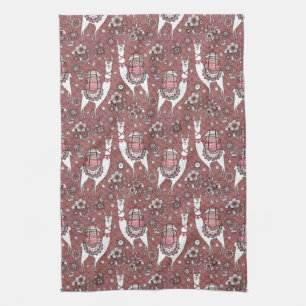 Linge De Cuisine Motif drôle de lamas