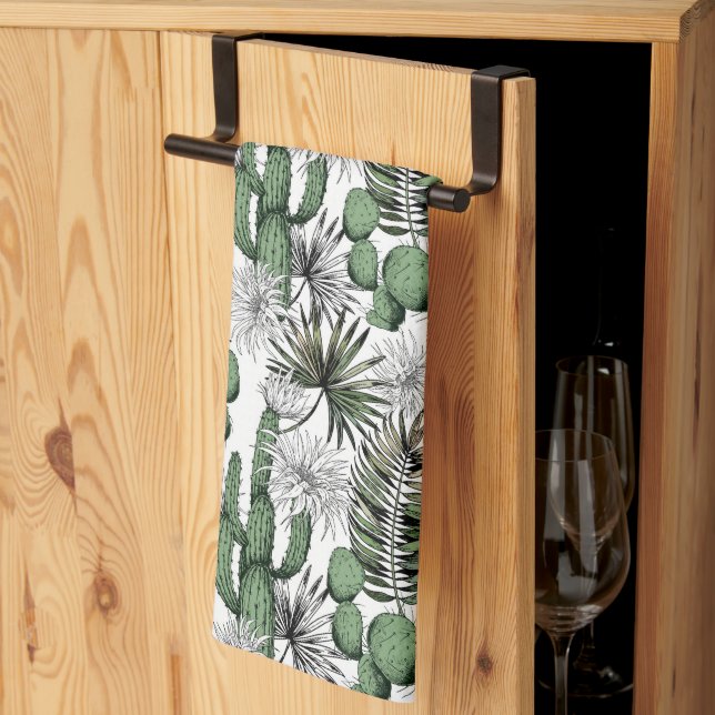 Linge De Cuisine Motif du désert de Cactus (Pliage en tiers)