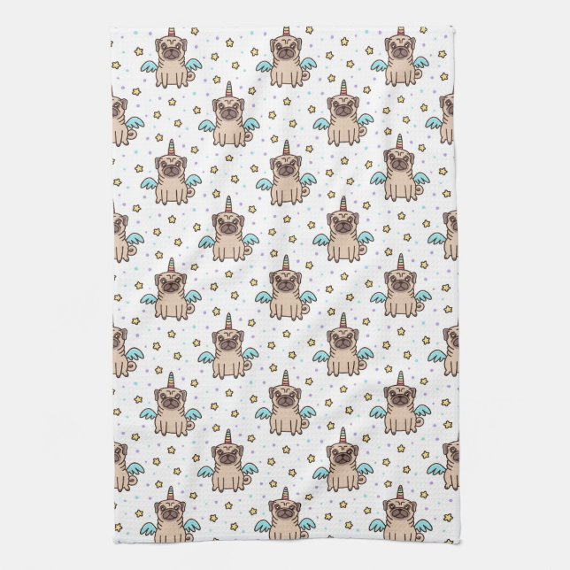 Linge De Cuisine Motif d'Unipug (Vertical)