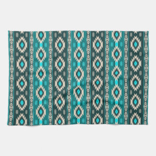 Linge De Cuisine Motif ethnique géométrique du sud-ouest