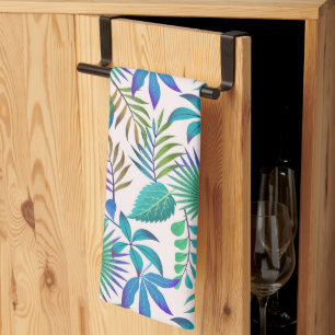 Linge De Cuisine Motif feuille tropical