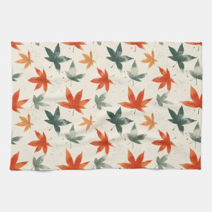 Linge De Cuisine Motif Feuilles d'automne