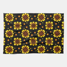 Motif Fleur de pouvoir Groovy 70s