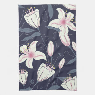Linge De Cuisine Motif Fleurs Vintage