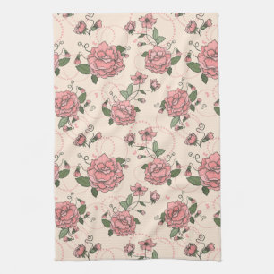 Linge De Cuisine Motif floral 5