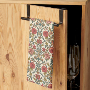 Linge De Cuisine Motif floral antique de chèvrefeuille de William M