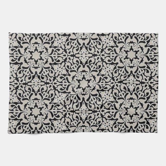 Linge De Cuisine Motif floral arabe (Horizontal)