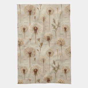 Linge De Cuisine Motif floral botanique vintage (10)
