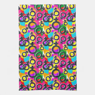 Linge De Cuisine Motif Gay pride de Neon