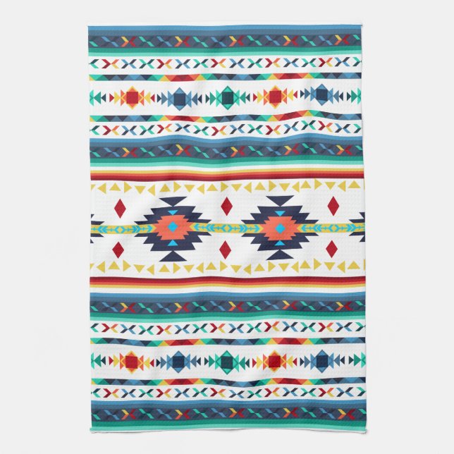 Linge De Cuisine motif géométrique ethnique tribal tendance (Vertical)