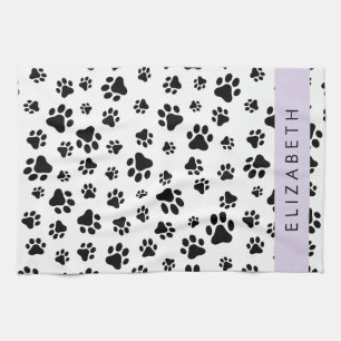 Linge De Cuisine Motif mâle, Patrouilles de chien, Noir et Blanc, V