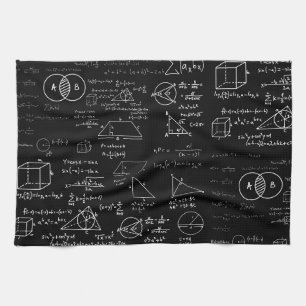 Linge De Cuisine motif mathématique dessin de l'école de sciences g