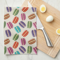 Motif mignon coloré de macarons