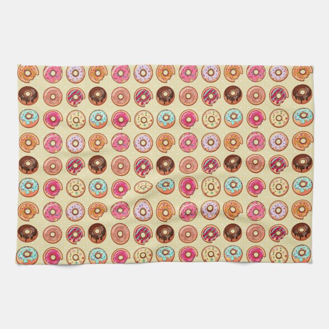 Linge De Cuisine Motif mignon de beignet (Horizontal)