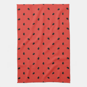 Linge De Cuisine Motif minimaliste des graines de pastèque
