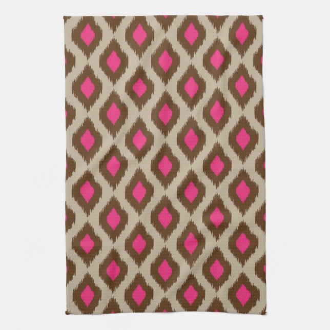 Linge De Cuisine motif moderne de ikat (Vertical)