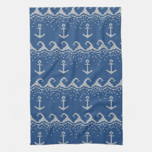 Linge De Cuisine Motif nautique de Knit