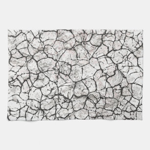 Linge De Cuisine Motif numérique marbre fissuré