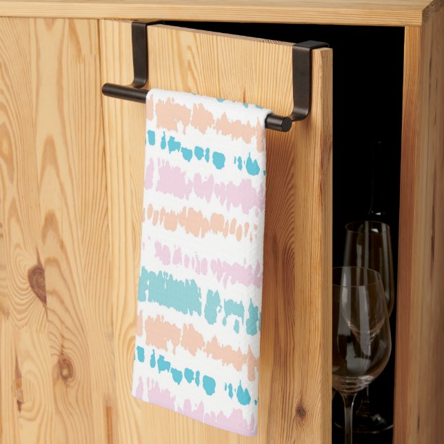 Linge De Cuisine Motif Pastel Batik (Pliage en tiers)