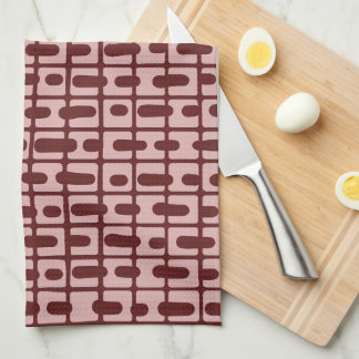 Linge De Cuisine Motif rose bordeaux Abstrait simple