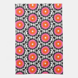 Linge De Cuisine Motif rose de Suzani