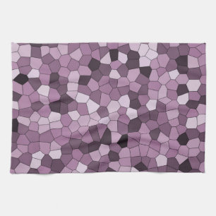 Linge De Cuisine Motif rose violet magenta