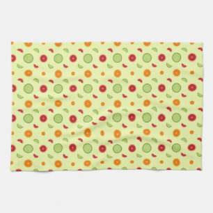 Linge De Cuisine Motif sans couture de tranche d'orange