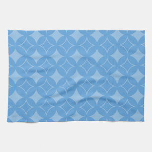 Linge De Cuisine Motif shippo bleu ciel