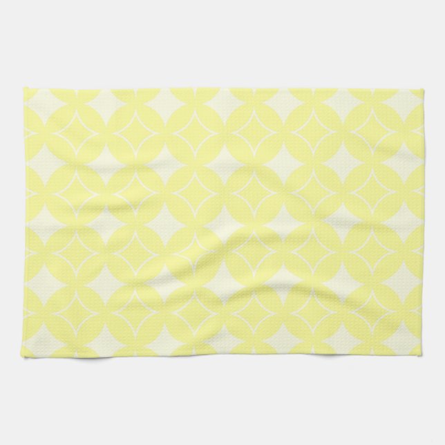 Linge De Cuisine Motif shippo jaune citron (Horizontal)