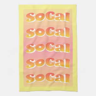 Linge De Cuisine Motif SoCal