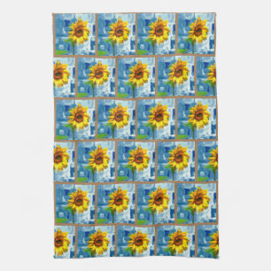 Linge De Cuisine Motif tournesol