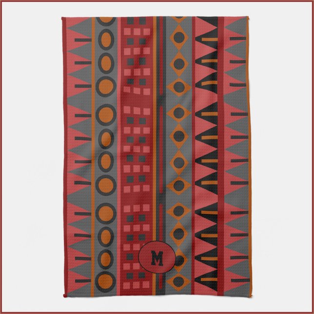 Linge De Cuisine Motif tribal coloré (Créateur téléchargé)