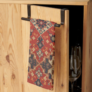 Linge De Cuisine Motif Turc Oriental Perse Antique Vintage