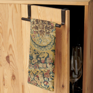 Linge De Cuisine Motif Vintage coloré en tapis floral