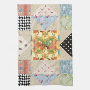 Linge De Cuisine Motif vintage d'édredon d'étoile du soir de styl