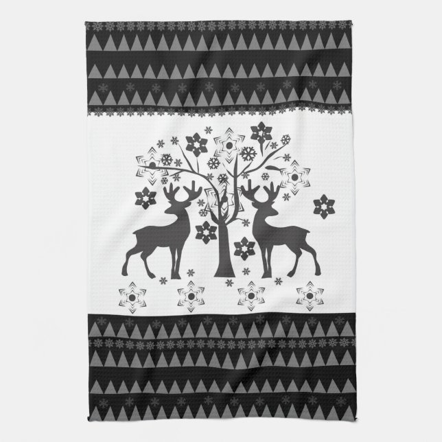 Linge De Cuisine Motifs de Noël (Vertical)