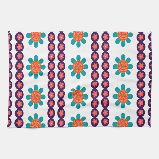 Linge De Cuisine Motion Bloom Symphony   (Horizontal)