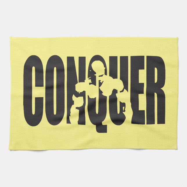 Linge De Cuisine Motivation de l'entraînement - CONQUER (Horizontal)