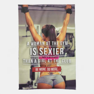 Linge De Cuisine Motivation de l'entraînement de gym pour femmes