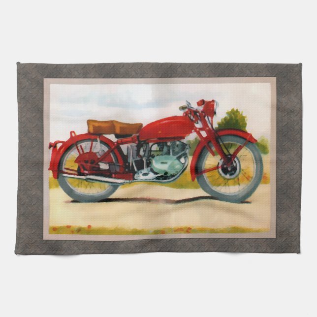 Linge De Cuisine Moto de cru d'aquarelle (Horizontal)
